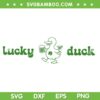 Lucky Duck St Patricks Day SVG, Funny Baby Duck Irish SVG PNG Lucky Duck St Patricks Day SVG, Funny Baby Duck Irish SVG PNG
