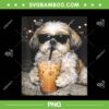 Shih Tzu Drinking Iced Coffee PNG, Shih Tzu Dog Meme PNG Shih Tzu Drinking Iced Coffee PNG, Shih Tzu Dog Meme PNG