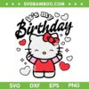 Hello Kitty It's My Birthday SVG, Sanrio Kitty Cat Happy Cheer Hearts SVG Hello Kitty It's My Birthday SVG, Sanrio Kitty Cat Happy Cheer Hearts SVG