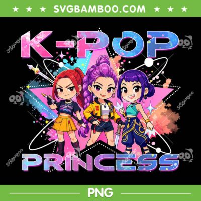 K-pop Demon Hunters Princess PNG, Huntrix Birthday Girl PNG