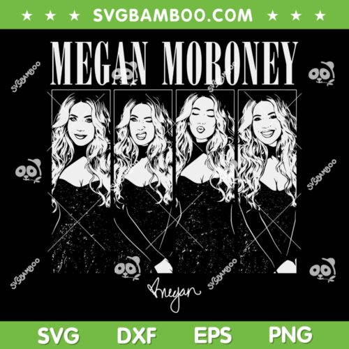 Megan Morone Portrait Pop Art SVG, Moroney Cloud 9 SVG PNG