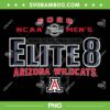 Arizona Wildcats Elite 8 PNG, 2026 Men's March Madness Basketball PNG