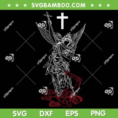 Saint Michael The Archangel Defeating Satan SVG, St Michael expelling Lucifer SVG PNG Saint Michael The Archangel Defeating Satan SVG, St Michael expelling Lucifer SVG PNG