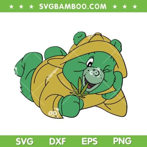 Care Bear 420 Weed SVG, Cannabis Care Bear SVG PNG