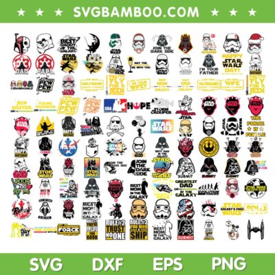 Star Wars Mega Bundle SVG, Darth Vader Stormtrooper SVG Bundle
