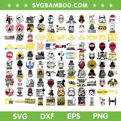 Star Wars Mega Bundle SVG, Darth Vader Stormtrooper SVG Bundle