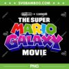 Super Mario Galaxy Movie Logo PNG, Mario Luigi Adventure 2026 PNG