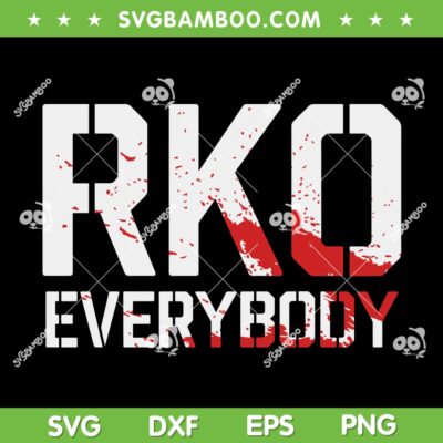 Randy RKO Everybody Blood SVG PNG, WWE Randy Orton SVG