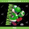 Super Mario Galaxy Movie Yoshi PNG, Mario Yoshi Wahooo PNG