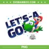 Mario Galaxy Movie Lets A Go PNG, Super Mario Star Ride PNG