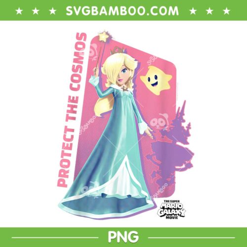 Super Mario Galaxy Movie Rosalina Cosmos PNG, Protect the Cosmos PNG