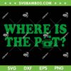 Where is The Pot SVG PNG, Gold Shamrock St Patricks Day SVG