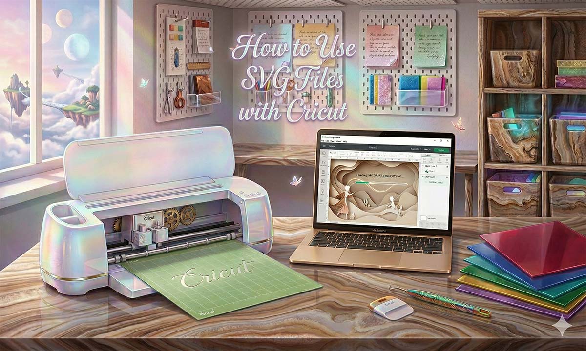 How to use SVG files with Cricut tutorial in Cricut Design Space