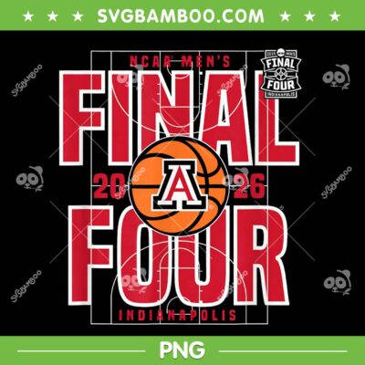 Arizona Wildcats Final Four PNG, 2026 Men's March Madness Dunk PNG
