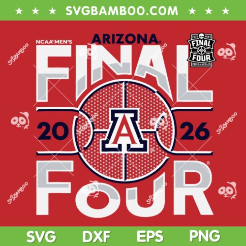 Arizona Wildcats Final Four SVG, Arizona Basketball 2026 March Madness SVG PNG
