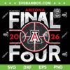 Arizona Wildcats Final Four 2026 SVG, Men's March Madness Vibes SVG PNG