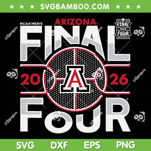 Arizona Wildcats Final Four 2026 SVG, Men's March Madness Vibes SVG PNG