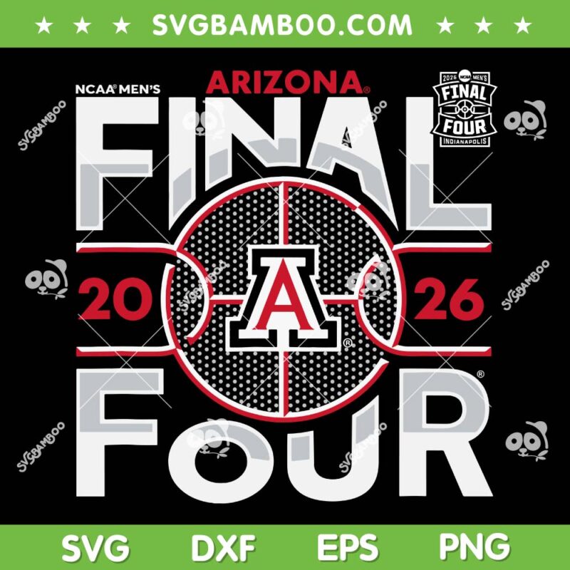 Arizona Wildcats Final Four 2026 SVG, Men's March Madness