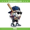 Boys Ice Cream Drip Baseball PNG, Cute Boy Baseball Drip PNG