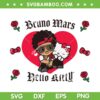 Bruno Mars Hello Kitty SVG, Bruno The Romantic Tour SVG PNG Bruno Mars Hello Kitty SVG, Bruno The Romantic Tour SVG PNG