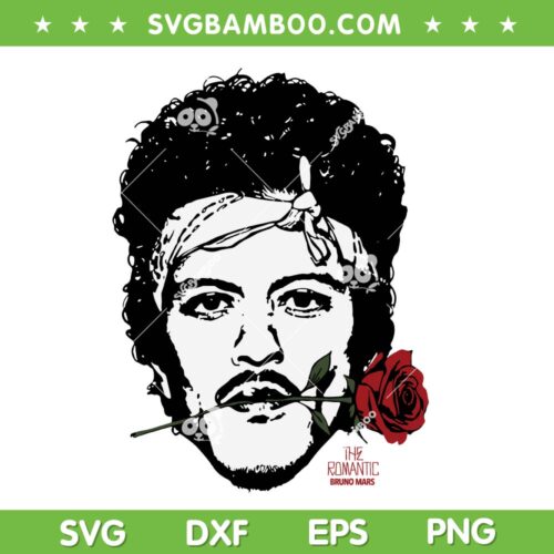 Bruno The Romantic Tour SVG, Bruno Pop Concert 2026 SVG PNG