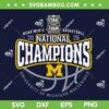 Michigan Wolverines 2026 National Championship SVG, Men's Basketball Michigan Champions SVG PNG