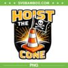 Hoist The Cone PNG, Funny Pirate Traffic Cone Graphic PNG Hoist The Cone PNG, Funny Pirate Traffic Cone Graphic PNG