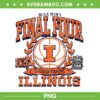 Illinois Final Four 2026 PNG, Men's Basketball Illinois Illini PNG