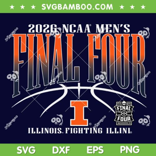 Illinois Fighting Illini Final Four PNG, 2026 Men's Basketball Illinois PNG