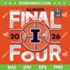 Illinois Final Four 2026 SVG, Men's March Madness Logo SVG PNG Illinois Final Four 2026 SVG, Men's March Madness Logo SVG PNG