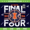 Illinois Illini Final Four 2026 SVG PNG, Illinois Men's Basketball March Madness SVG
