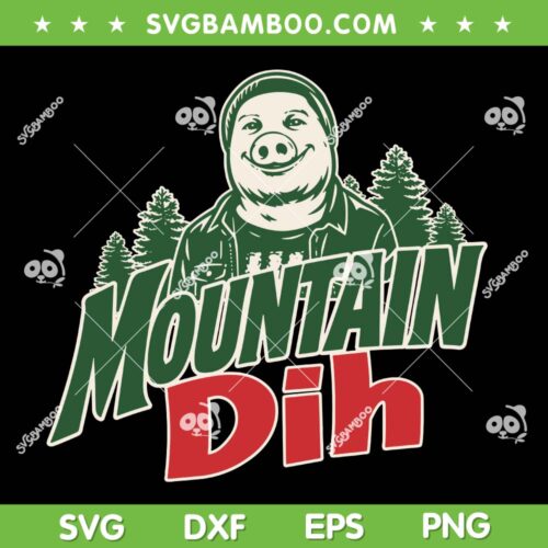 Mountain Dih John Pork SVG, John Pork Brainrot Meme SVG PNG