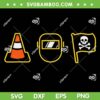 Pittsburgh Hoist The Cone SVG, Hoist The Traffic Cone 3 Icon SVG PNG