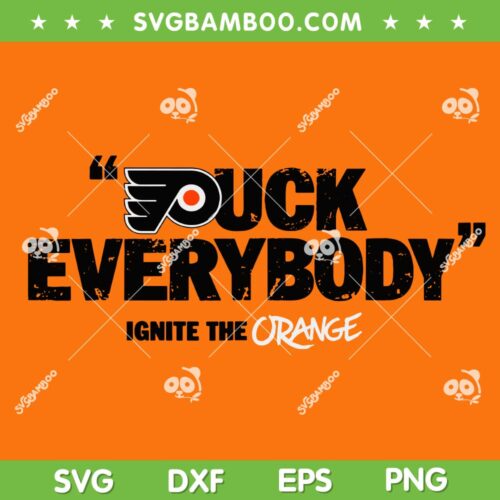 Puck Everybody SVG, Flyers Hockey Vs Everybody SVG PNG
