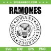 Ramones Seal 1974 1978 SVG, Ramones Logo SVG PNG