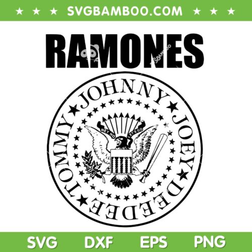 Ramones Seal 1974 1978 SVG, Ramones Logo SVG PNG