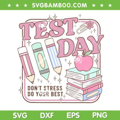 Retro Test Day 2026 SVG, STAAR Teacher Testing Day SVG PNG