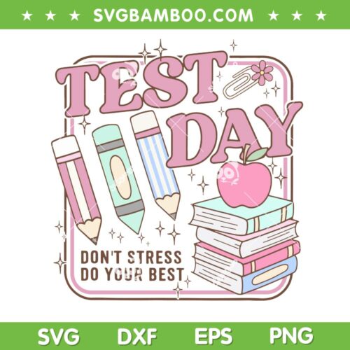 Retro Test Day 2026 SVG, STAAR Teacher Testing Day SVG PNG