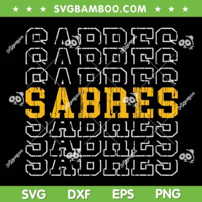 Sabres Vintage SVG PNG, Buffalo Sabres SVG