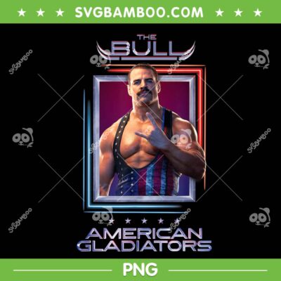 The Bull American Gladiators PNG, TV Game Show America PNG
