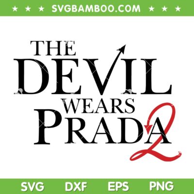The Devil Wears Prada 2 Logo SVG, Womens Red Heel Pitchfork Logo SVG PNG