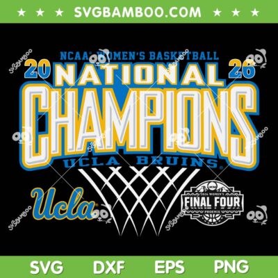 UCLA Bruins 2026 National Champions SVG, Womens Basketball Nation Championship SVG PNG UCLA Bruins 2026 National Champions SVG, Womens Basketball Nation Championship SVG PNG