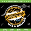 UCLA National Championship SVG, Women's Basketball National Champions 2026 SVG PNG