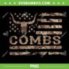 Vintage Luke Combs USA Flag PNG, Western Music Combs PNG
