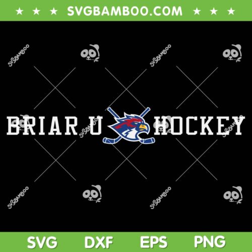 Briar U Hockey SVG PNG, Briar University Logo SVG