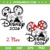 Disney Family Vacation 2026 SVG, Mickey Mouse Ear Family Trip SVG PNG