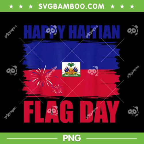 Happy Haitian Flag Day Fireworks PNG, Haiti Pride 2026 PNG