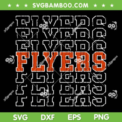 Flyers Vintage Name SVG, Hockey Philadelphia Flyers SVG PNG
