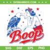 Girl Boop Eagle SVG PNG, Funny Hand Boop Nose Eagle 4th of July SVG