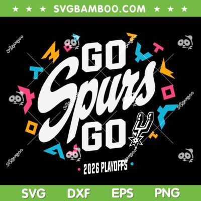 Go Spurs Go SVG, Spurs Basketball Game Day SVG PNG